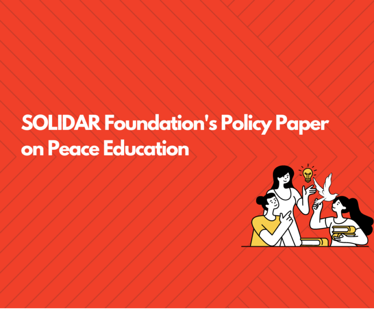 Policy Paper – Peace Education Sustainable Journey to Peace: Peace Education in the Context of Global Citizenship Education