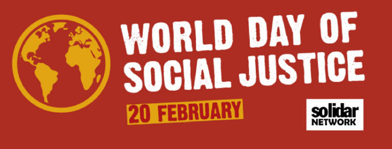 SOLIDAR Network: Statement on #SocialJusticeDay