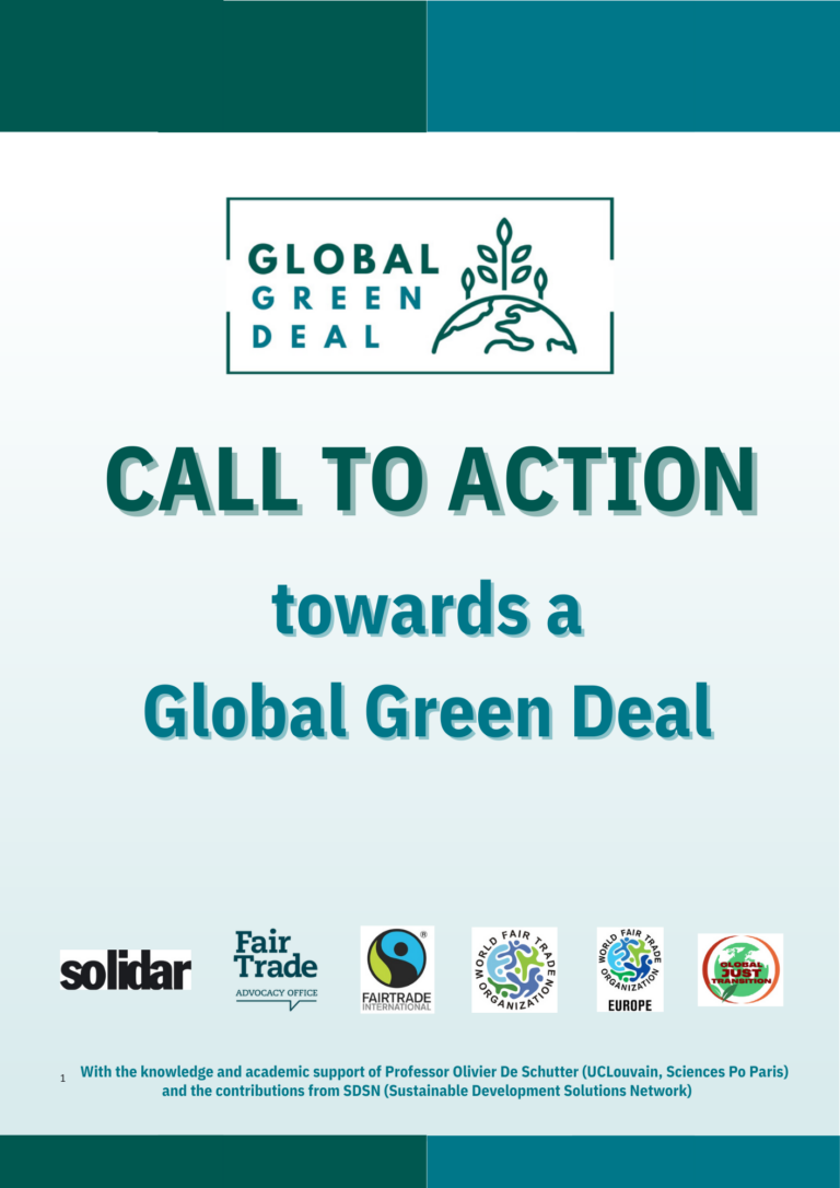 call to action for a global green deal