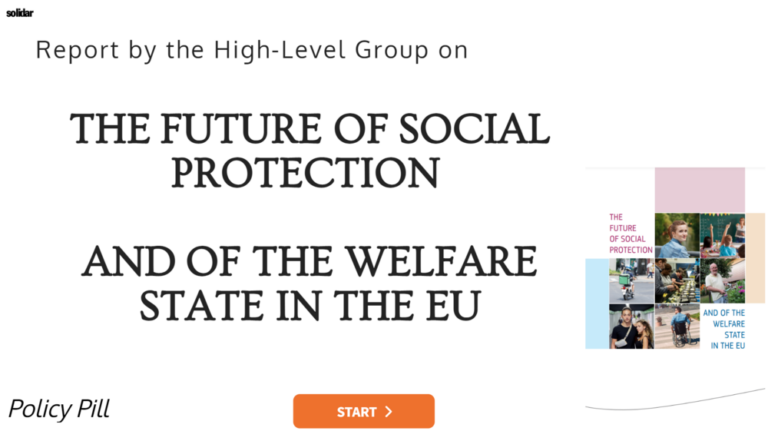 EU Policy Pill – Report by the High-level group on the future of social protection and of the welfare state in the EU