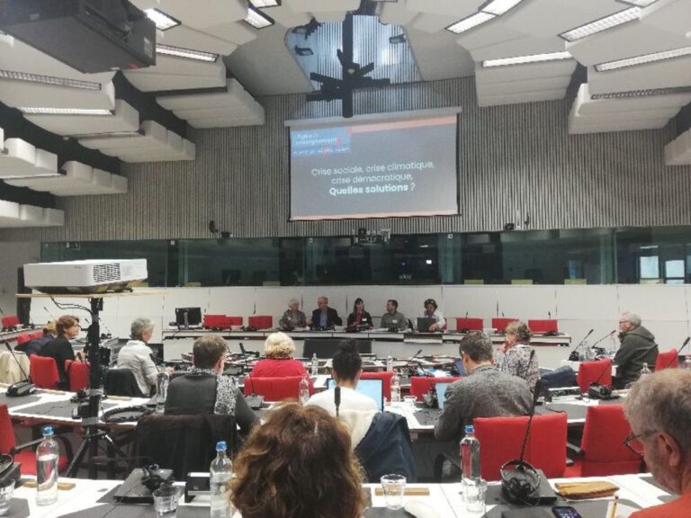 Visit of La Ligue de l’Enseignement to SOLIDAR : Articulating progressive solutions to unprecedented crises