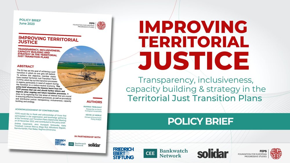 Policy Brief: Enhancing Territorial Justice through the Territorial Just Transition Plans