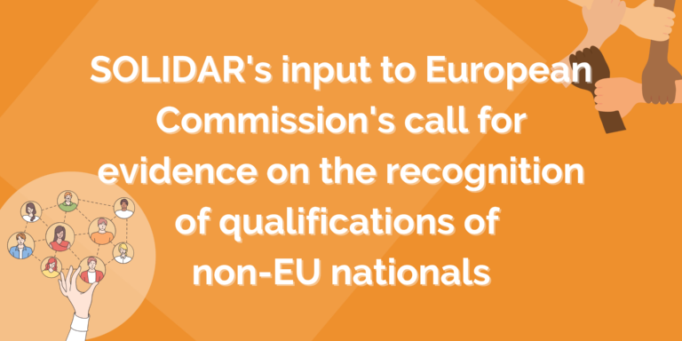 SOLIDAR’s input on the recognition of qualifications of non-EU nationals