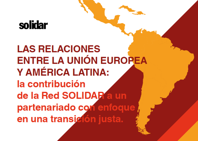 European Union and Latin America: Towards a Just Transition focused Partnership