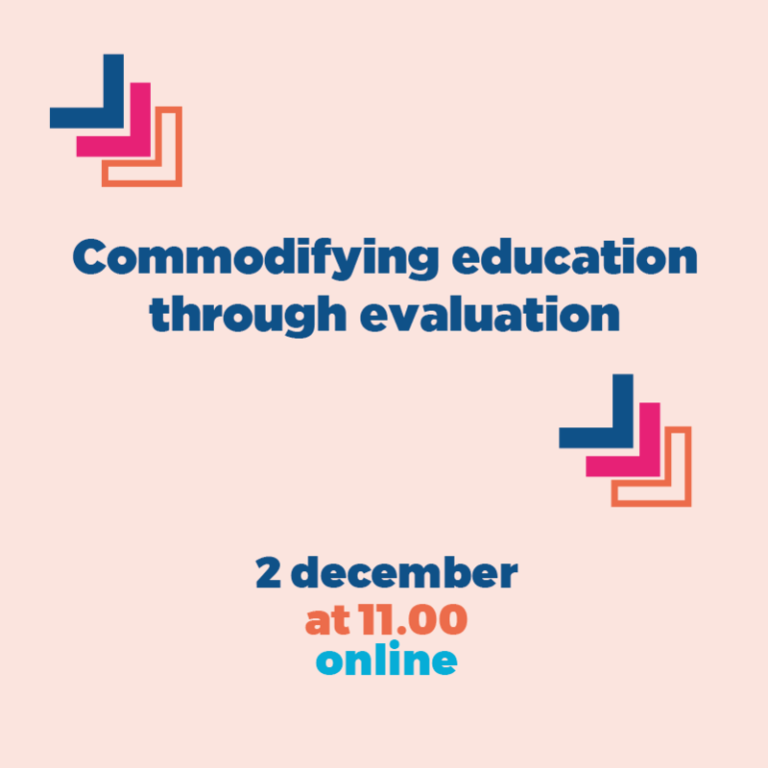 Commodifying education through assessment: LLLWeek21 workshop