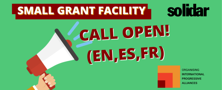 thematic Small Grant Facility call for proposals