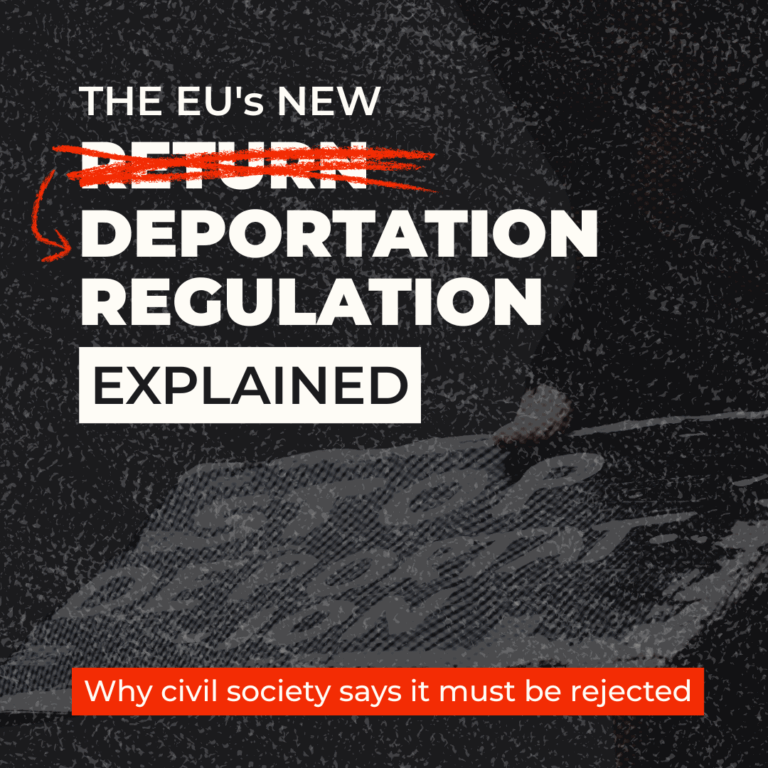 Inhumane Deportation Rules Should be 
Rejected, say more than 200 organisations